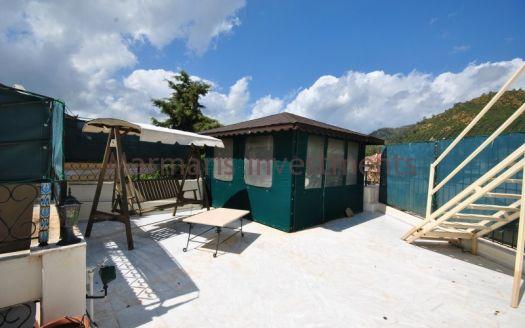 The spacious 4 bedroom duplex apartment with a huge terrace in the centre of Marmaris