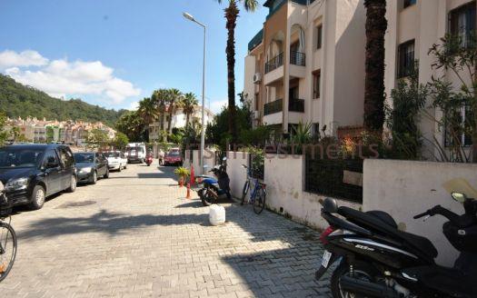 The spacious 4 bedroom duplex apartment with a huge terrace in the centre of Marmaris